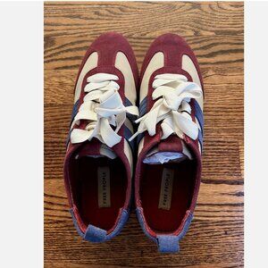New! Free People FP Women's Aces Tennis Shoes Hickory Silt Size 9.5 Sneakers
